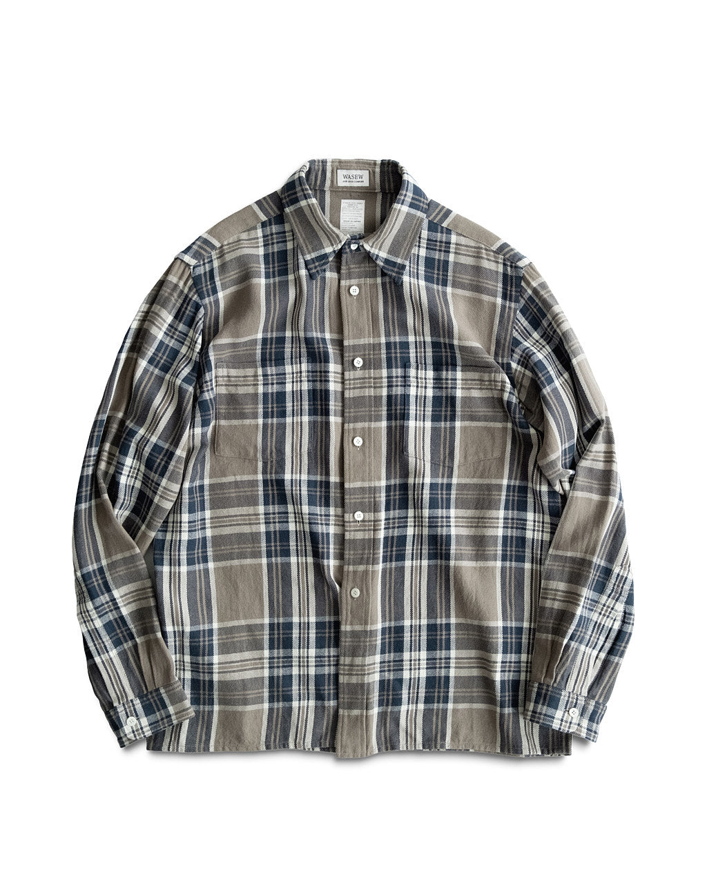 CHECK ONE SHIRT (GRAND NAVY)