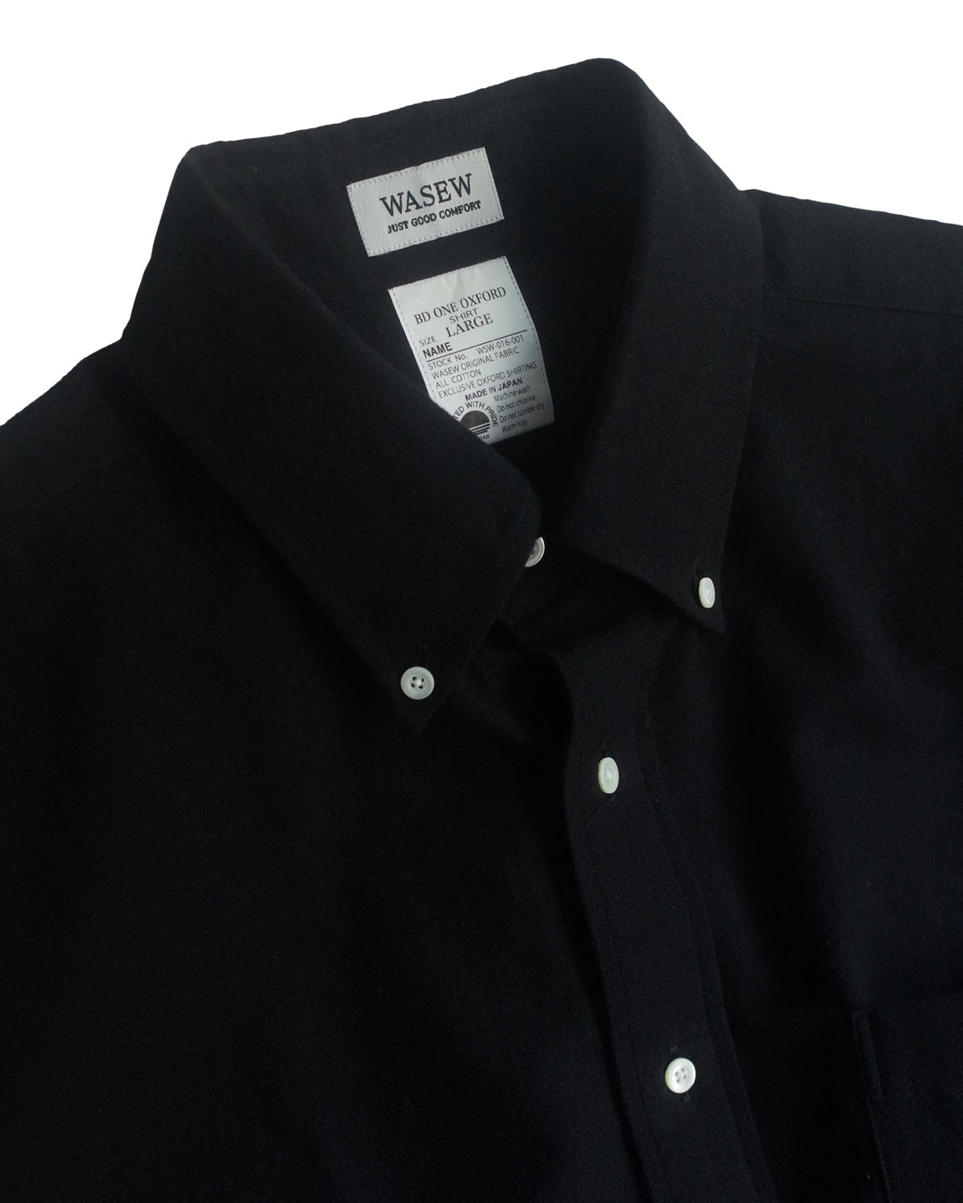 B.D ONE OXFORD SHIRT (BLACK)