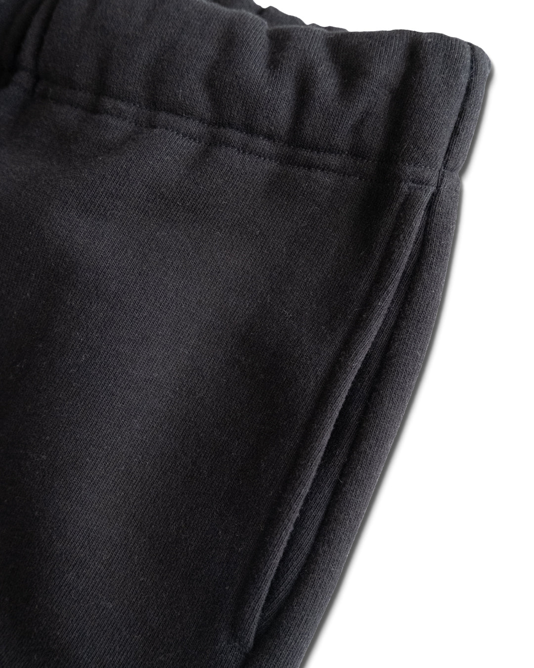 TOUGHT BRAIDED SWEAT PANTS (BLACK)