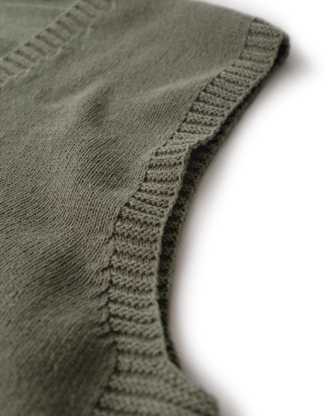 ISLAND KNIT "VIRGIN VEST" (KHAKI)