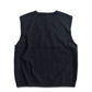 ISLAND KNIT "VIRGIN VEST" (BLACK)