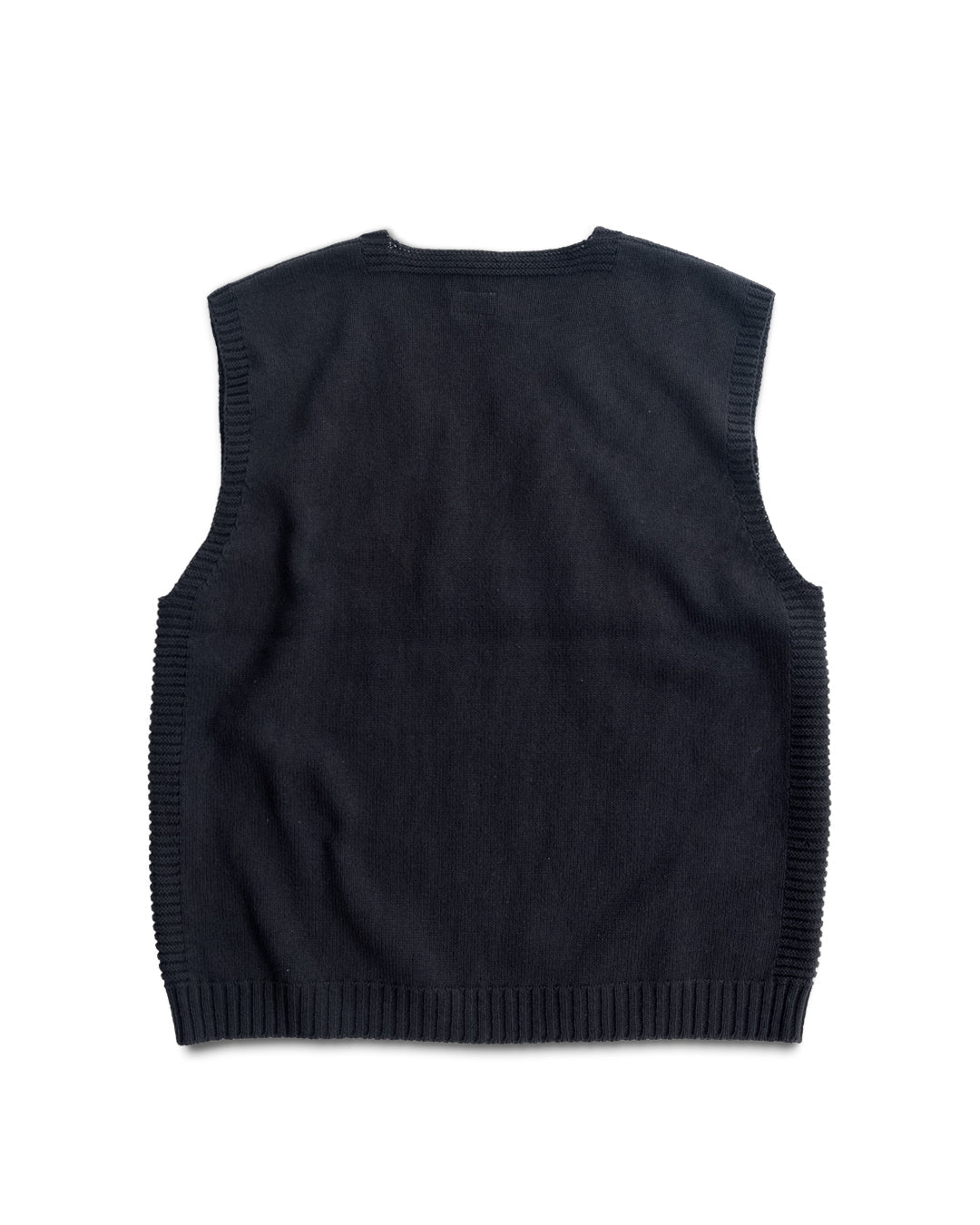 ISLAND KNIT "VIRGIN VEST" (BLACK)