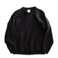 TOUGHT BRAIDED SWEAT SHIRT (BLACK)