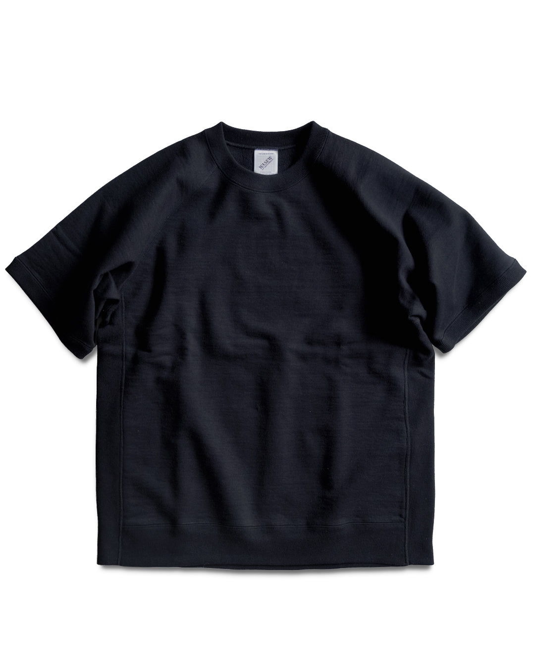 TOUGH BRAIDED S/S SWEAT SHIRT (BLACK)