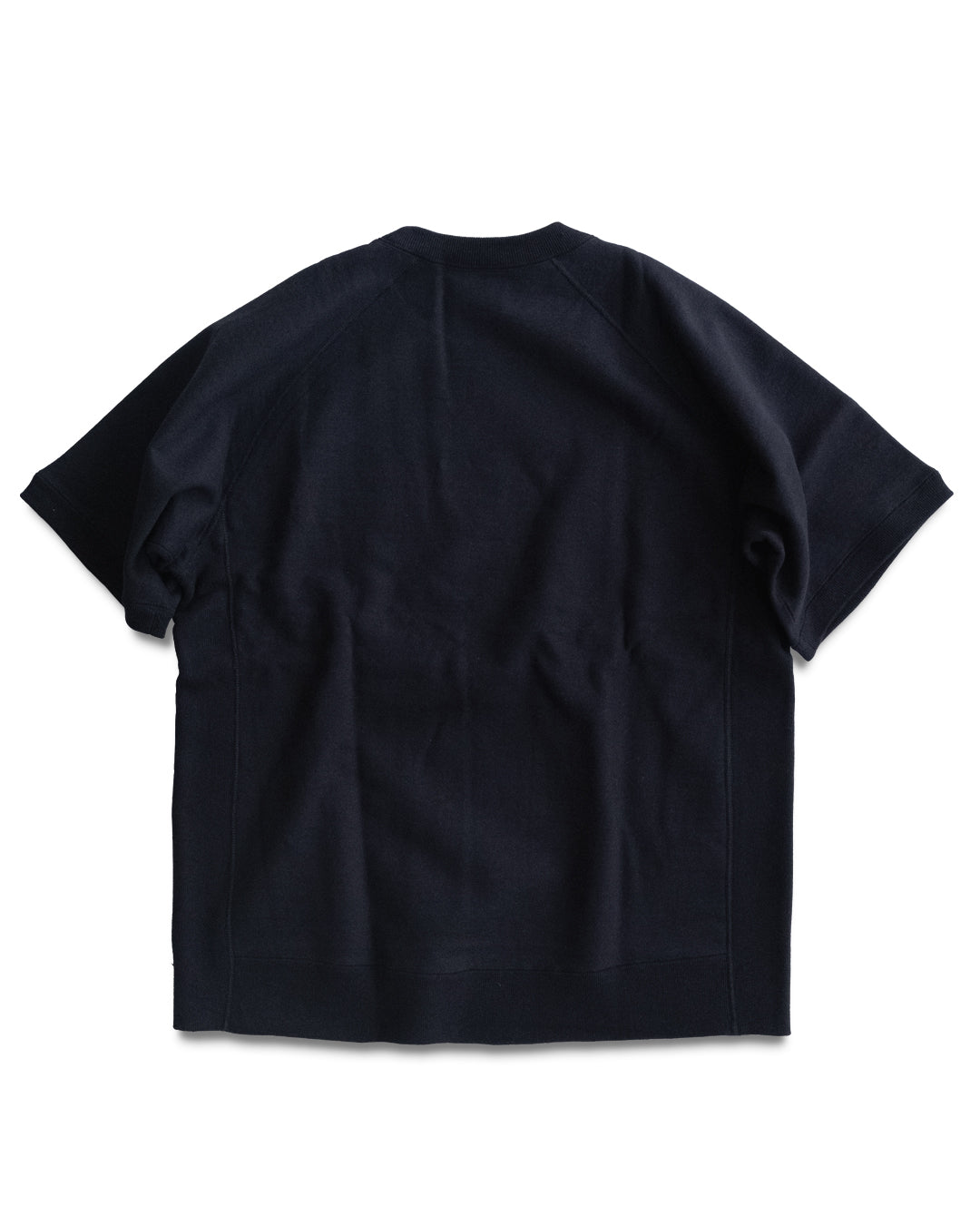 TOUGH BRAIDED S/S SWEAT SHIRT (BLACK)