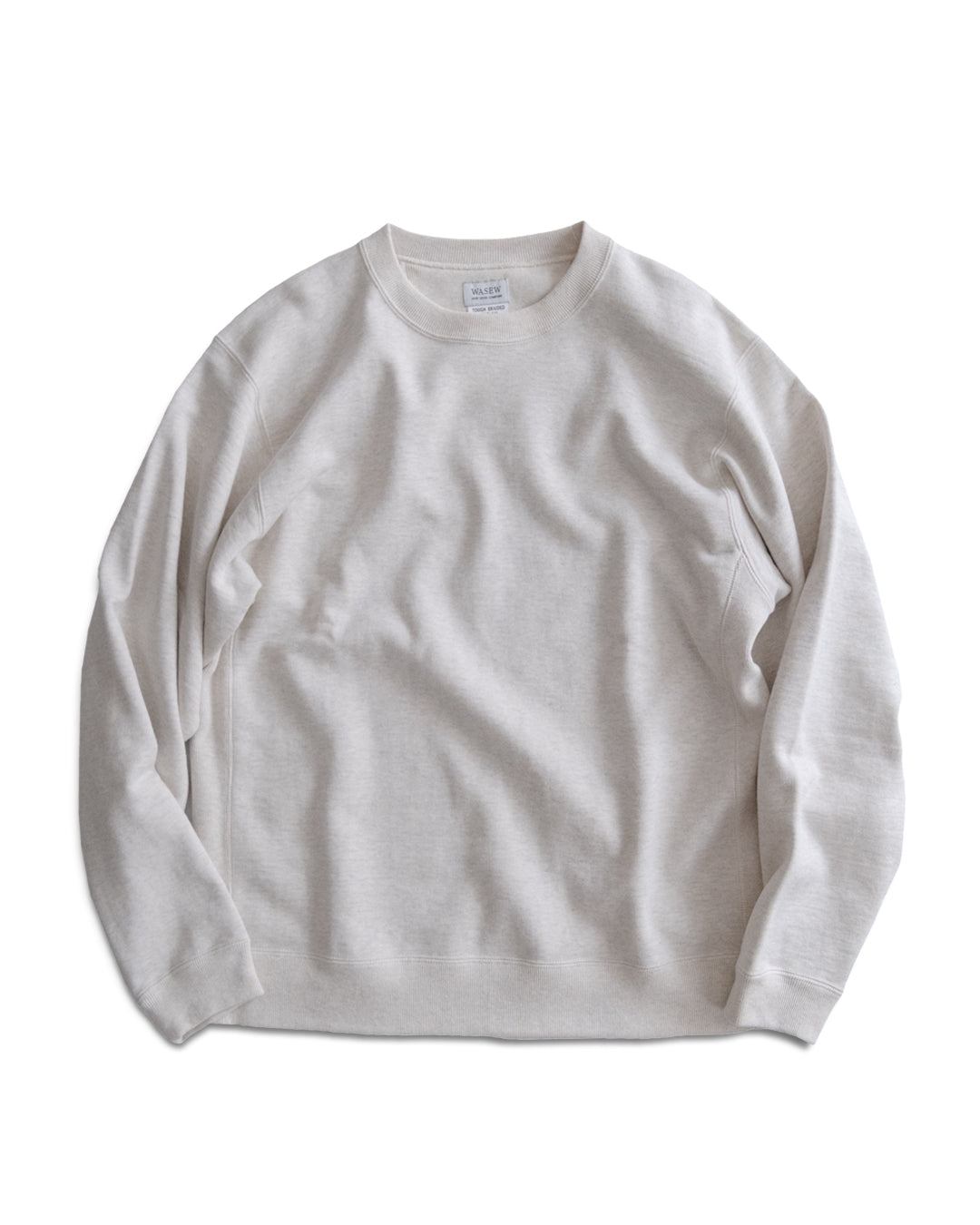 TOUGHT BRAIDED SWEAT SHIRT (OATMEAL)