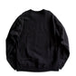 TOUGHT BRAIDED SWEAT SHIRT (BLACK)