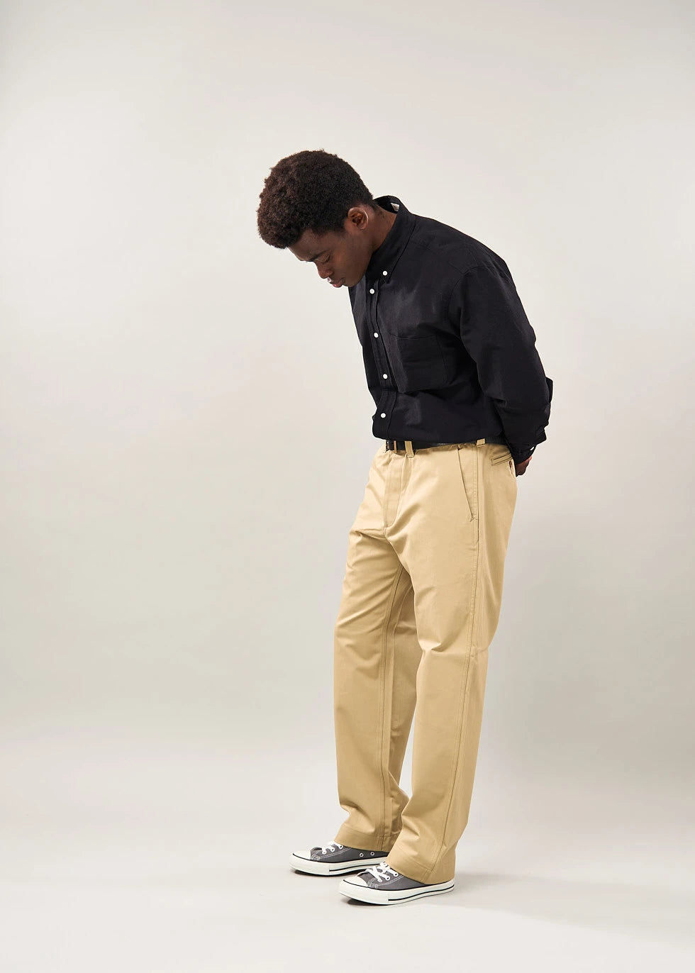 B.D ONE OXFORD SHIRT (BLACK)