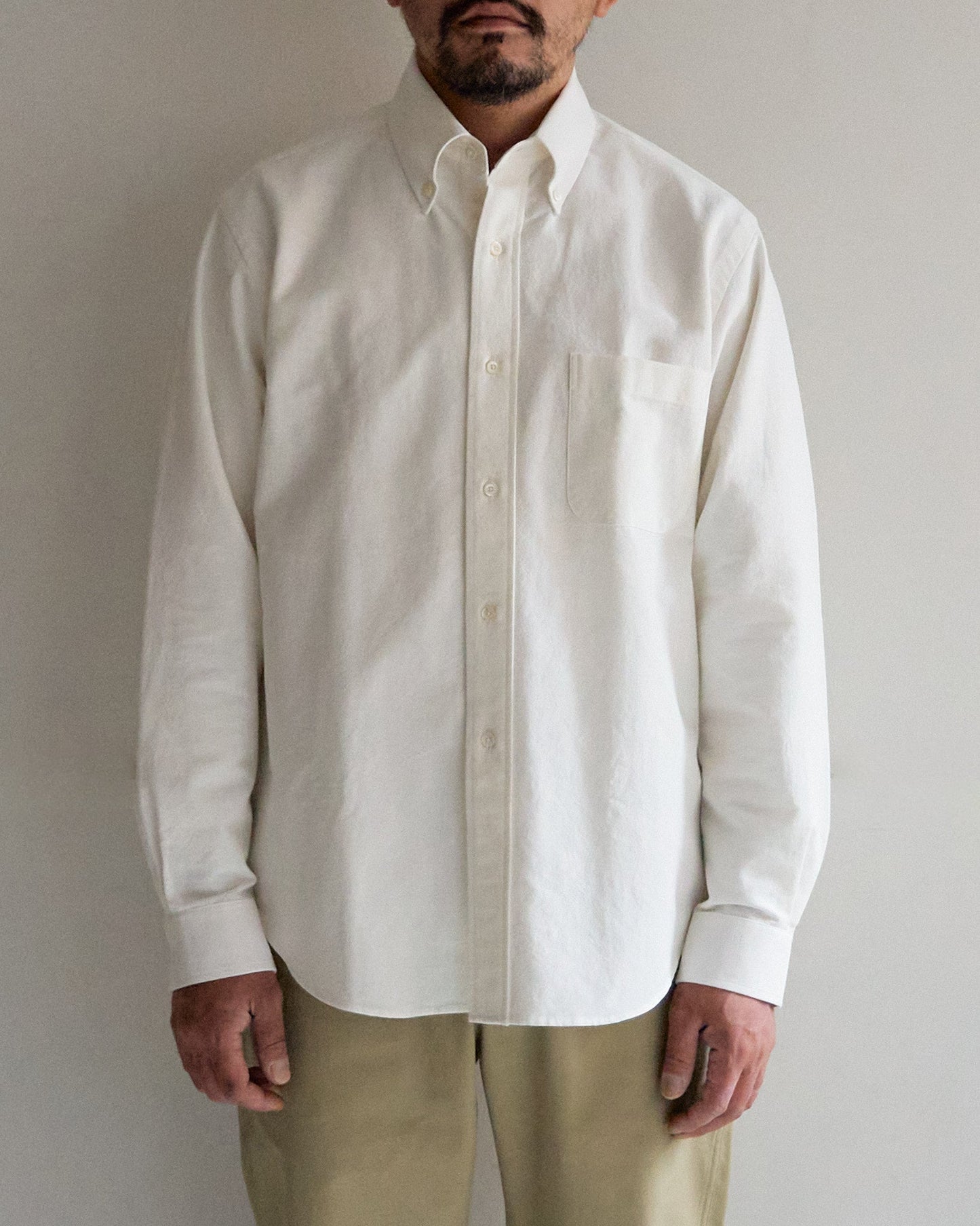 B.D ONE OXFORD SHIRT (WHITE)