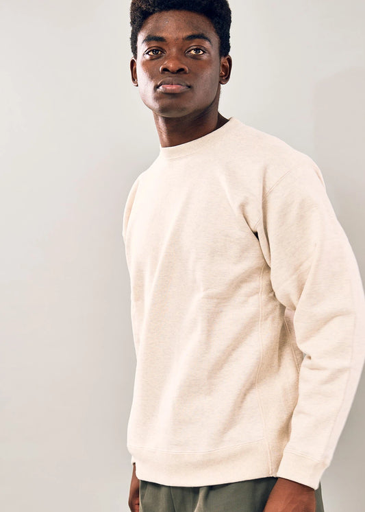 TOUGHT BRAIDED SWEAT SHIRT (OATMEAL)