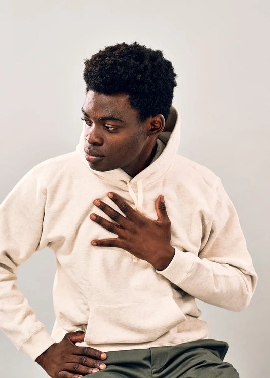 TOUGHT BRAIDED SWEAT PARKA (OATMEAL)