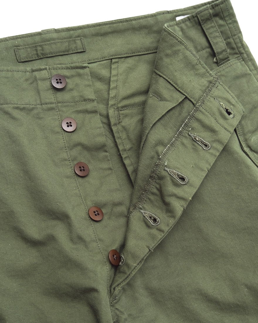 MILITARY DOUBLE KNEE PANTS (OLIVE)