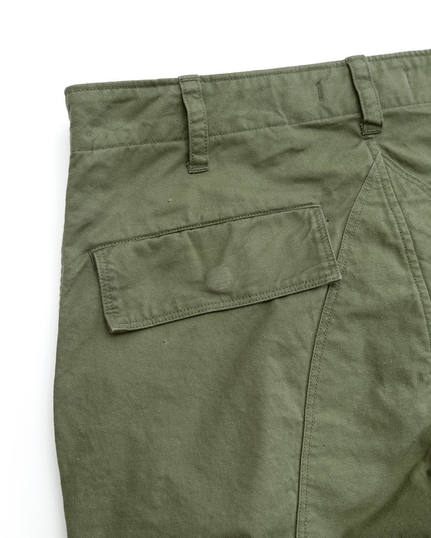 MILITARY DOUBLE KNEE PANTS (OLIVE)