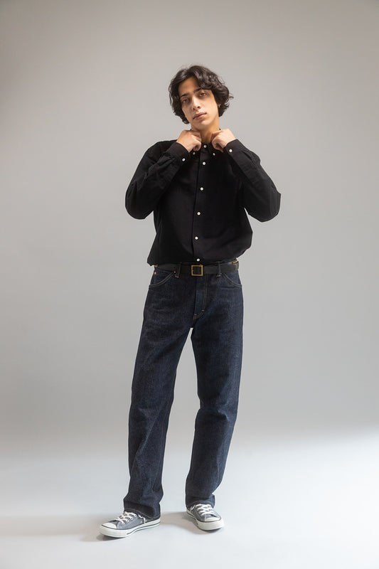 B.D ONE OXFORD SHIRT (BLACK)