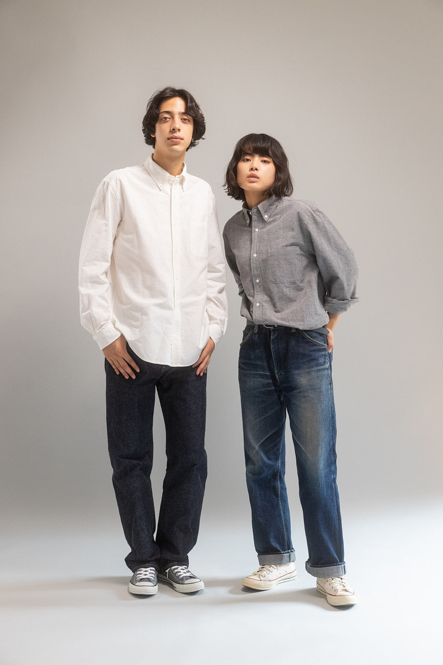 B.D ONE OXFORD SHIRT (WHITE)