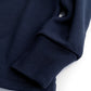 ROUGH HALF ZIP SWEAT SHIRT (NAVY)