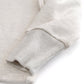 ROUGH HALF ZIP SWEAT SHIRT (OATMEAL)