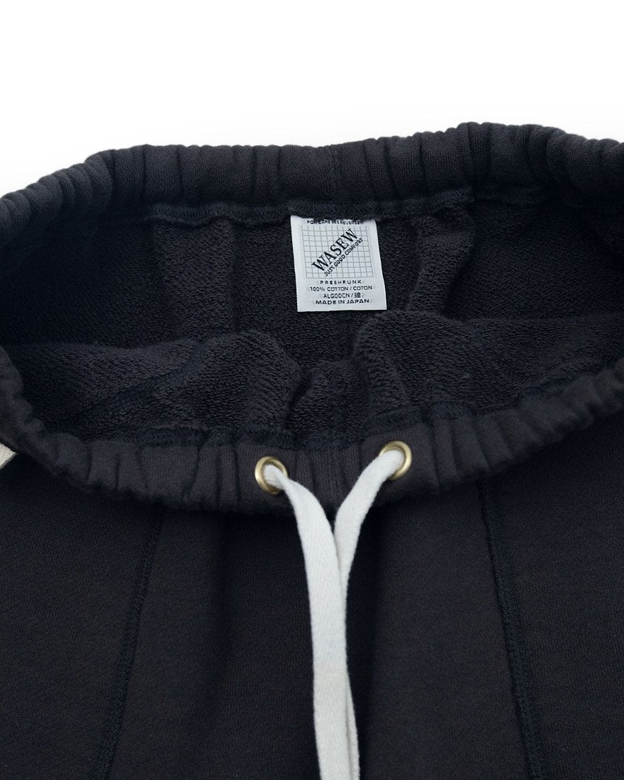 ROUGH SWEAT SHORTS (BLACK)