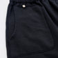 ROUGH SWEAT SHORTS (BLACK)
