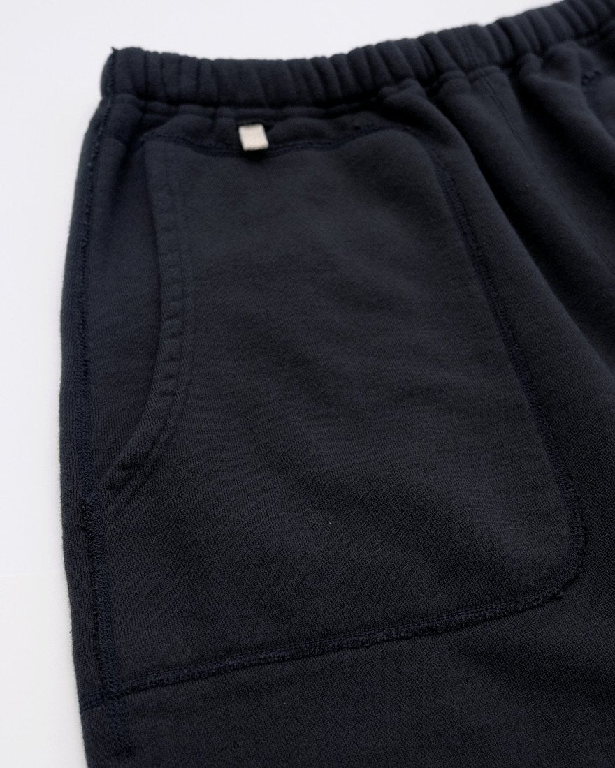 ROUGH SWEAT SHORTS (BLACK)