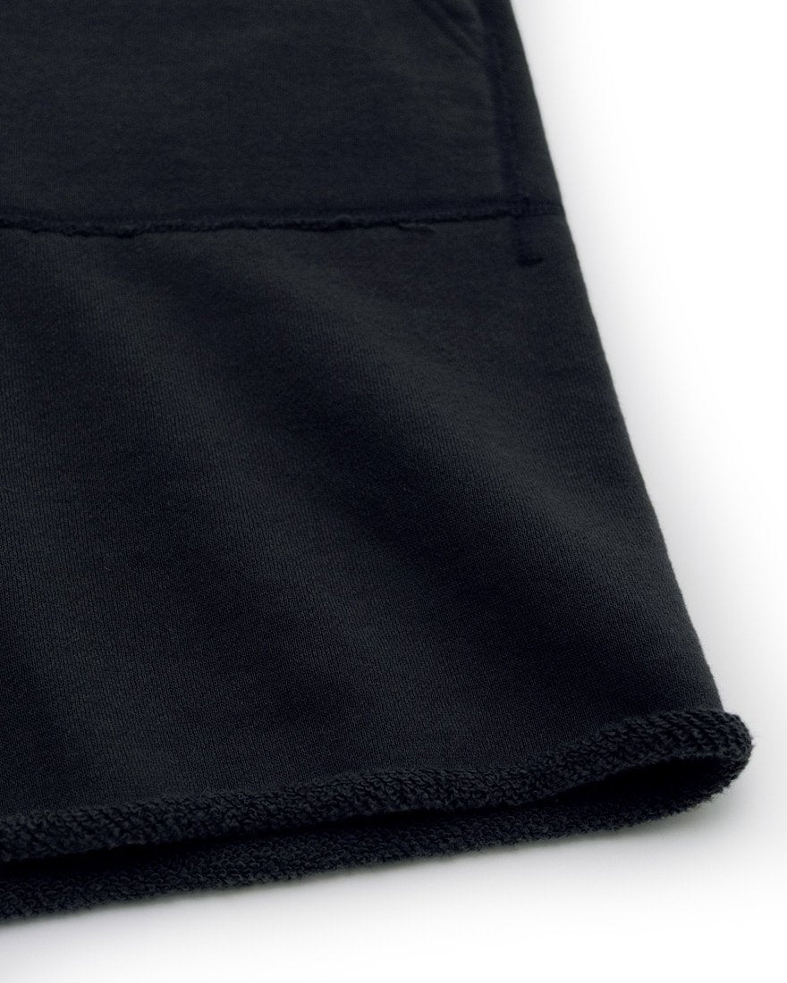 ROUGH SWEAT SHORTS (BLACK)