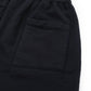 ROUGH SWEAT SHORTS (BLACK)