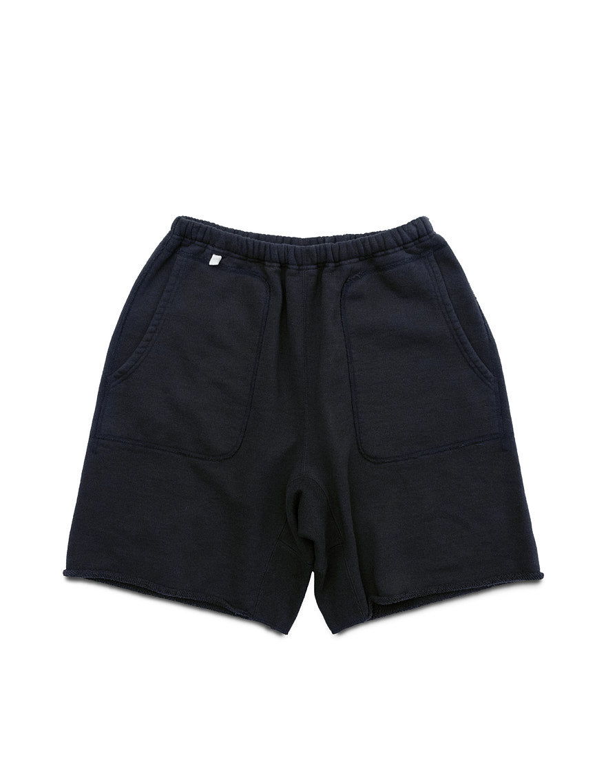 ROUGH SWEAT SHORTS (BLACK)