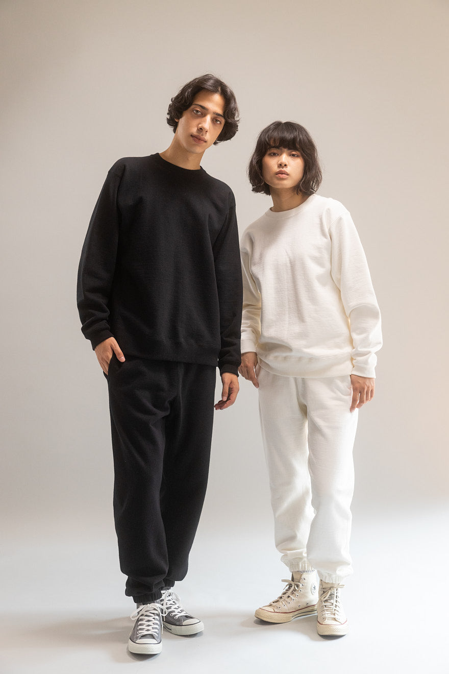 TOUGHT BRAIDED SWEAT PANTS (OATMEAL)