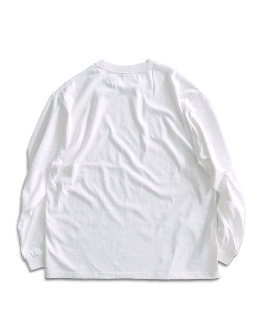 TOUGH L/S TEE (WHITE)