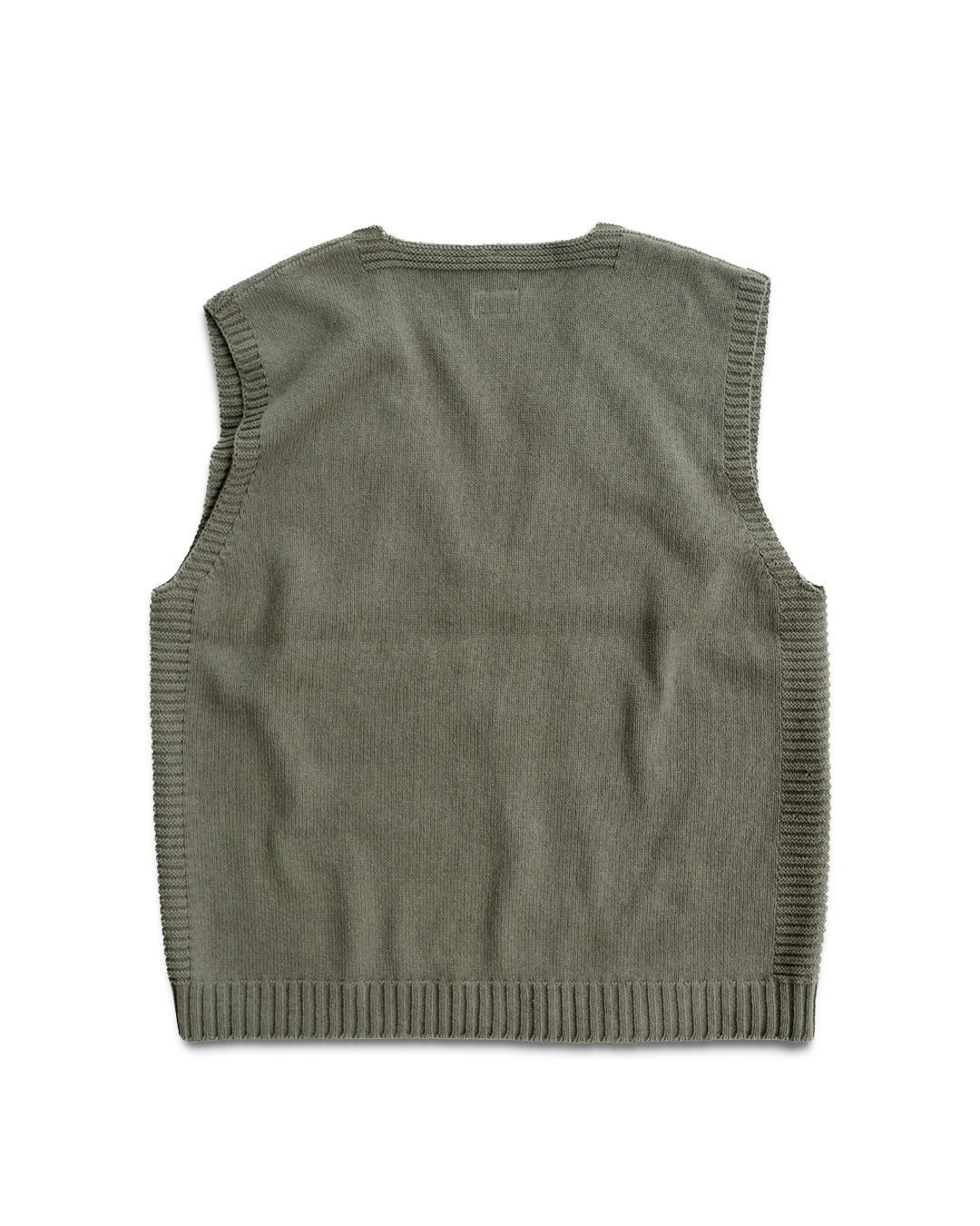 ISLAND KNIT "VIRGIN VEST" (KHAKI)